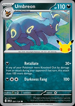 Umbreon (30C 091)
30th Celebration