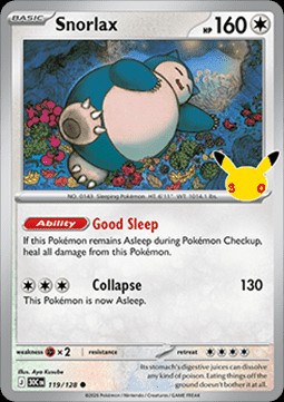 Snorlax (30C 119)
30th Celebration