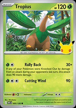 Tropius (30C 005)
30th Celebration