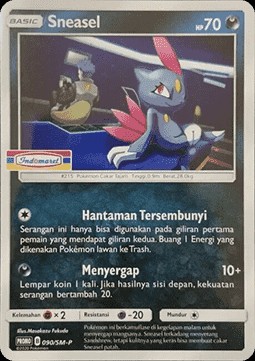 Sneasel (SM-P/ID 090)
Sun & Moon Indonesian Promos