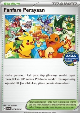 Celebratory Fanfare (SV-P/ID 079)
Scarlet & Violet Indonesian Promos
