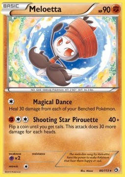 Meloetta (LTR 86)
Legendary Treasures
