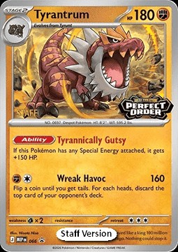 Tyrantrum (MEP 066)
MEP Black Star Promos