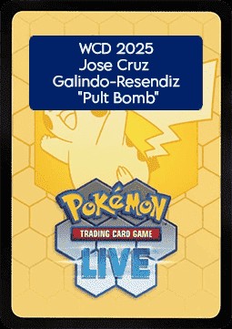 Live Code Card WCD 2025 Jose Cruz Galindo-Resendiz "Pult Bomb" (WCD25)
WCD 2025