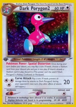 Dark Porygon2 (NDE 8)
Neo Destiny