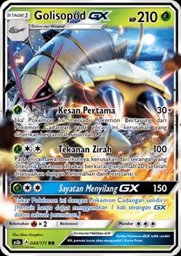 Golisopod GX (AS2 a044)
Legends Awakened ID/TH