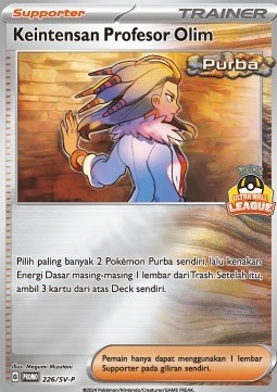 Professor Sada's Vitality (SV-P/ID 226)
Scarlet & Violet Indonesian Promos