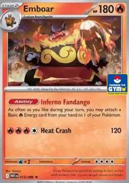 Emboar (SEA WHT 013)
Southeast Asia Promos