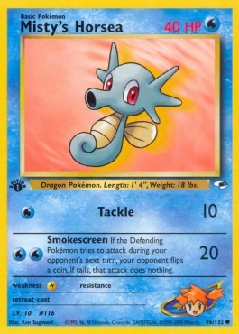 Misty's Horsea (GH 86)
Gym Heroes