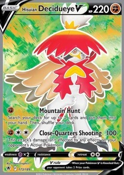 Hisuian Decidueye V (ASR 173)
Astral Radiance