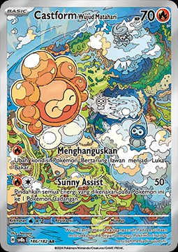 Castform Sunny Form (SV8s 186)
Stellar Lightning