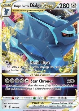 Origin Forme Dialga VSTAR (ASR 114)
Astral Radiance