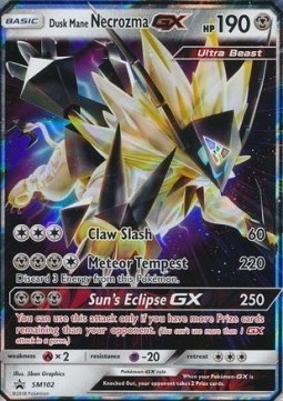Dusk Mane Necrozma GX (SM 102)
SM Black Star Promos