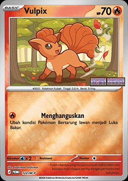 Vulpix (M-P/ID 122)
M-P Indonesian Promos
