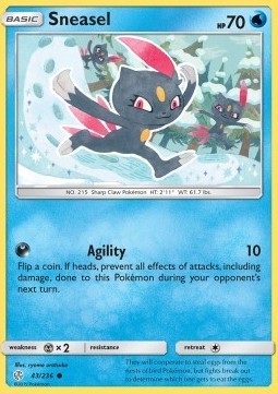 Sneasel (CEC 43)
Cosmic Eclipse
