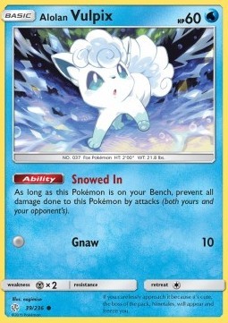 Alolan Vulpix (CEC 39)
Cosmic Eclipse