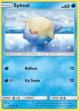 Spheal (CEC 49)
Cosmic Eclipse