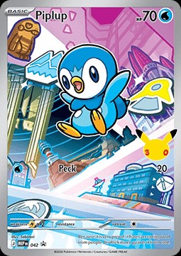 Piplup (MEP 042)
MEP Black Star Promos