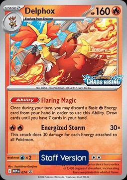 Delphox (MEP 074)
MEP Black Star Promos