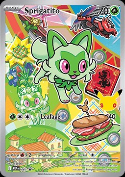 Sprigatito (MEP 061)
MEP Black Star Promos