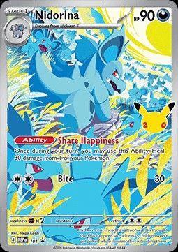 Nidorina (MEP 101)
MEP Black Star Promos