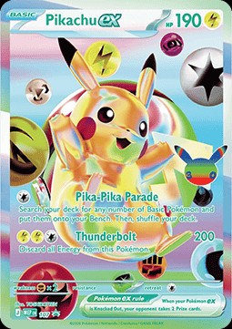 Pikachu ex (MEP 107)
MEP Black Star Promos