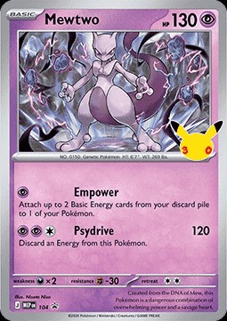 Mewtwo (MEP 104)
MEP Black Star Promos