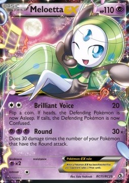 Meloetta EX (LTR RC11)
Legendary Treasures