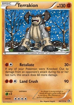 Terrakion (LTR 84)
Legendary Treasures