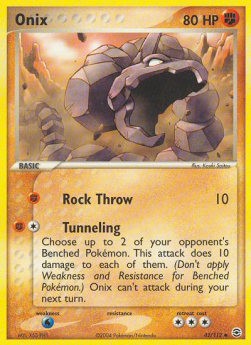 Onix (FL 42)
EX FireRed & LeafGreen