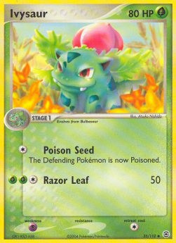 Ivysaur (FL 35)
EX FireRed & LeafGreen