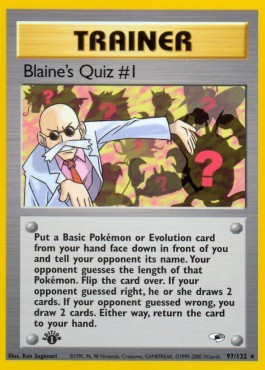 Blaine's Quiz #1 (GH 97)
Gym Heroes