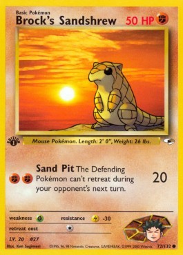 Brock's Sandshrew (GH 72)
Gym Heroes