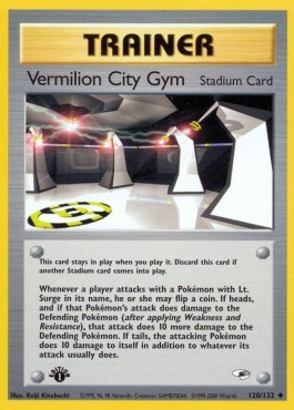 Vermilion City Gym (GH 120)
Gym Heroes