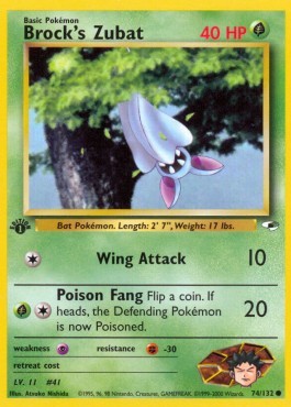 Brock's Zubat (GH 74)
Gym Heroes