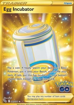 Egg Incubator (PGO 087)
Pokémon GO