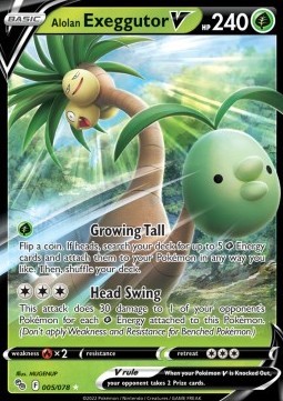 Alolan Exeggutor V (PGO 005)
Pokémon GO