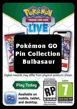 Live Code Card (Pokémon GO Pin Collection-Bulbasaur) (PGO)
Pokémon GO