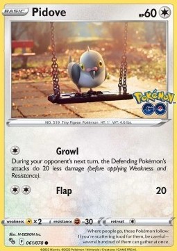 Pidove (PGO 061)
Pokémon GO