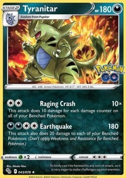 Tyranitar (PGO 043)
Pokémon GO