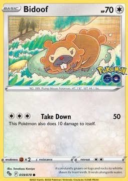 Bidoof (PGO 059)
Pokémon GO