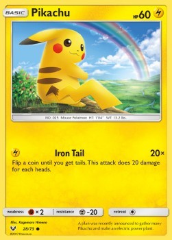 Pikachu (SLG 28)
Shining Legends