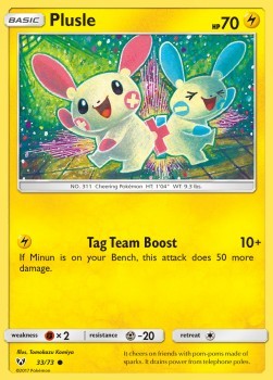 Plusle (SLG 33)
Shining Legends