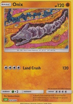 Onix (CLV 010)
Pokémon Trading Card Game Classic: Venusaur & Lugia ex Deck