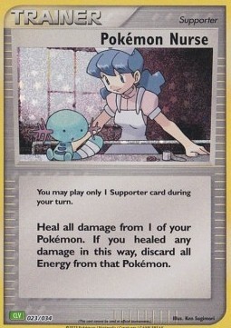 Pokémon Nurse (CLV 023)
Pokémon Trading Card Game Classic: Venusaur & Lugia ex Deck