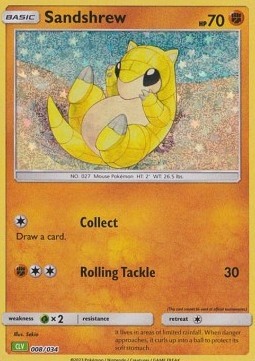 Sandshrew (CLV 008)
Pokémon Trading Card Game Classic: Venusaur & Lugia ex Deck