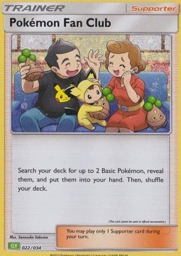 Pokémon Fan Club (CLV 022)
Pokémon Trading Card Game Classic: Venusaur & Lugia ex Deck