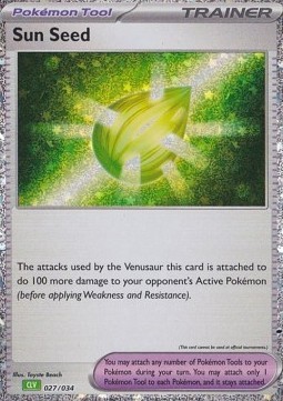 Sun Seed (CLV 027)
Pokémon Trading Card Game Classic: Venusaur & Lugia ex Deck