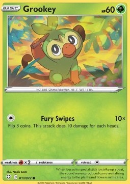 Grookey (SHF 11)
Shining Fates
