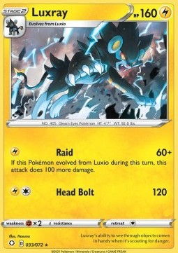 Luxray (SHF 33)
Shining Fates